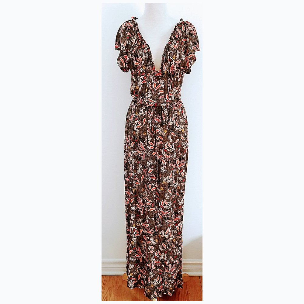 Maxi print dress